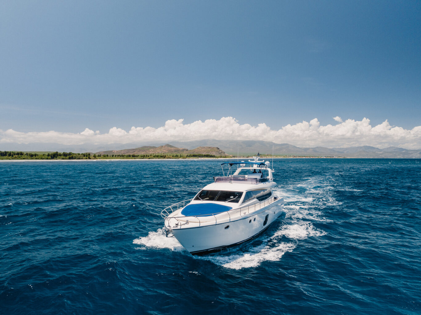 Cruising the Gulf of California, one of the top fun things to do in Los Cabos (pictured is the Porta Visione)